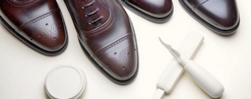 mens shoes with some shoemaking tools, Shoes in Northampton