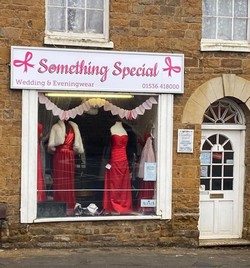 Outside shot of Something Special Bridal Boutique and eveningwear in Rothwell Northamptonshire