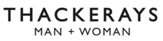 logo for Thackerays Man + Woman clothes in Northampton