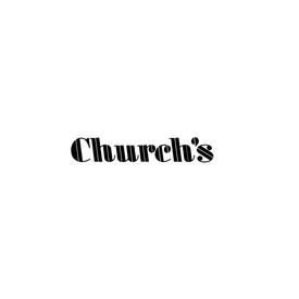 logo saying Churches shoes, in Northampton