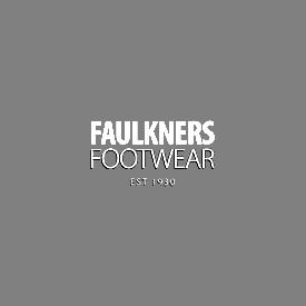 logo saying Faulkners footwear in Daventry