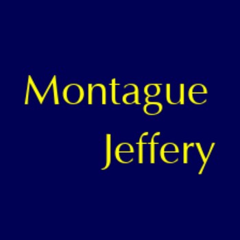 logo saying Montague Jeffery mens clothes. Northampton