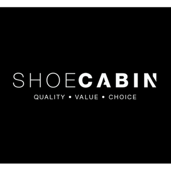 logo saying Shoecabin shoes, in Corby Northamptonshire