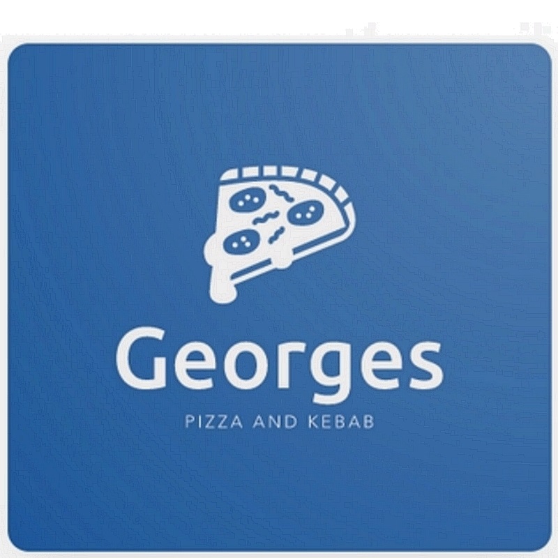 logo for Georges pizza and kebab, Kettering road, Northampton