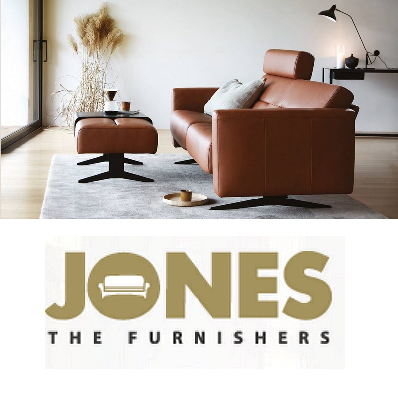 Jones furniture, Kettering road, Northampton, logo