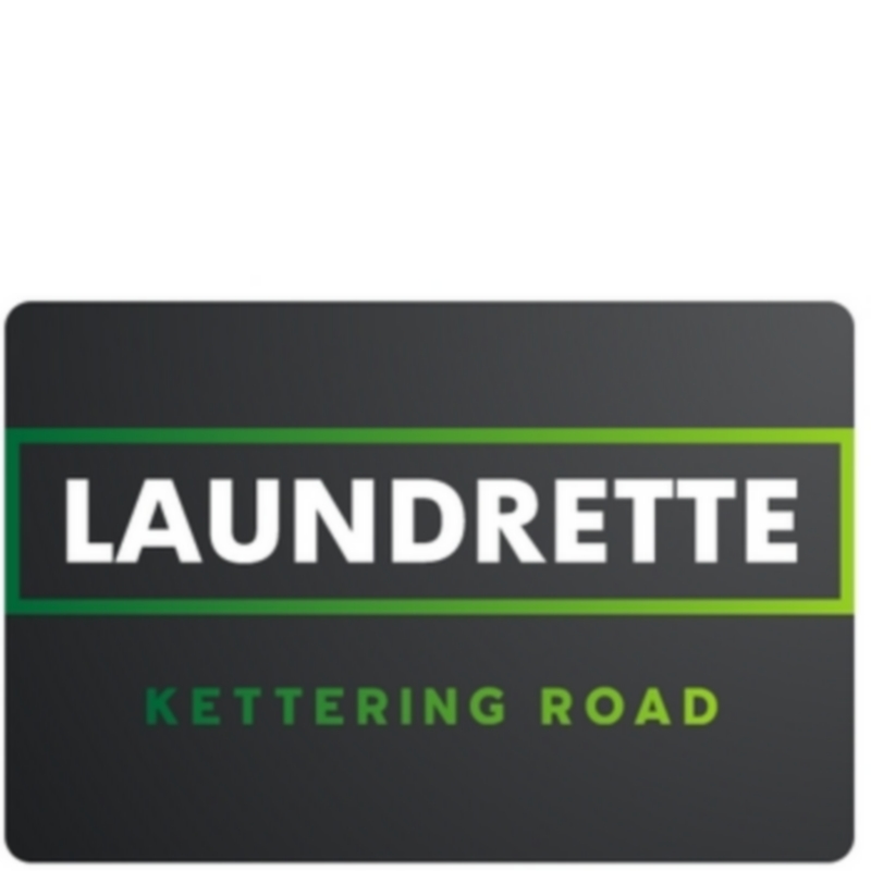 Laundrette Kettering road Northampton logo