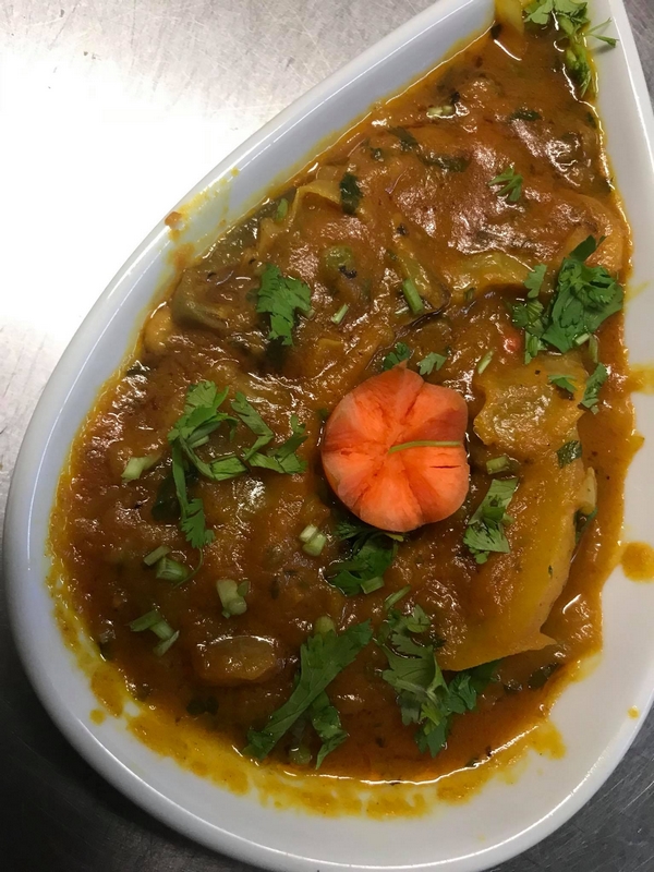 a dish of curry