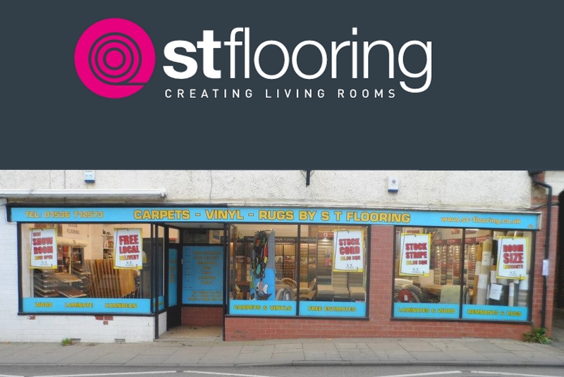 a carpet shop. ST Flooring in Northamptonshire