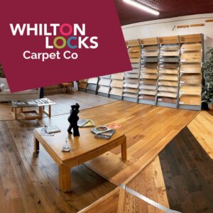 interior of Whilton locks flooring co. Carpets and rugs in Northampton.